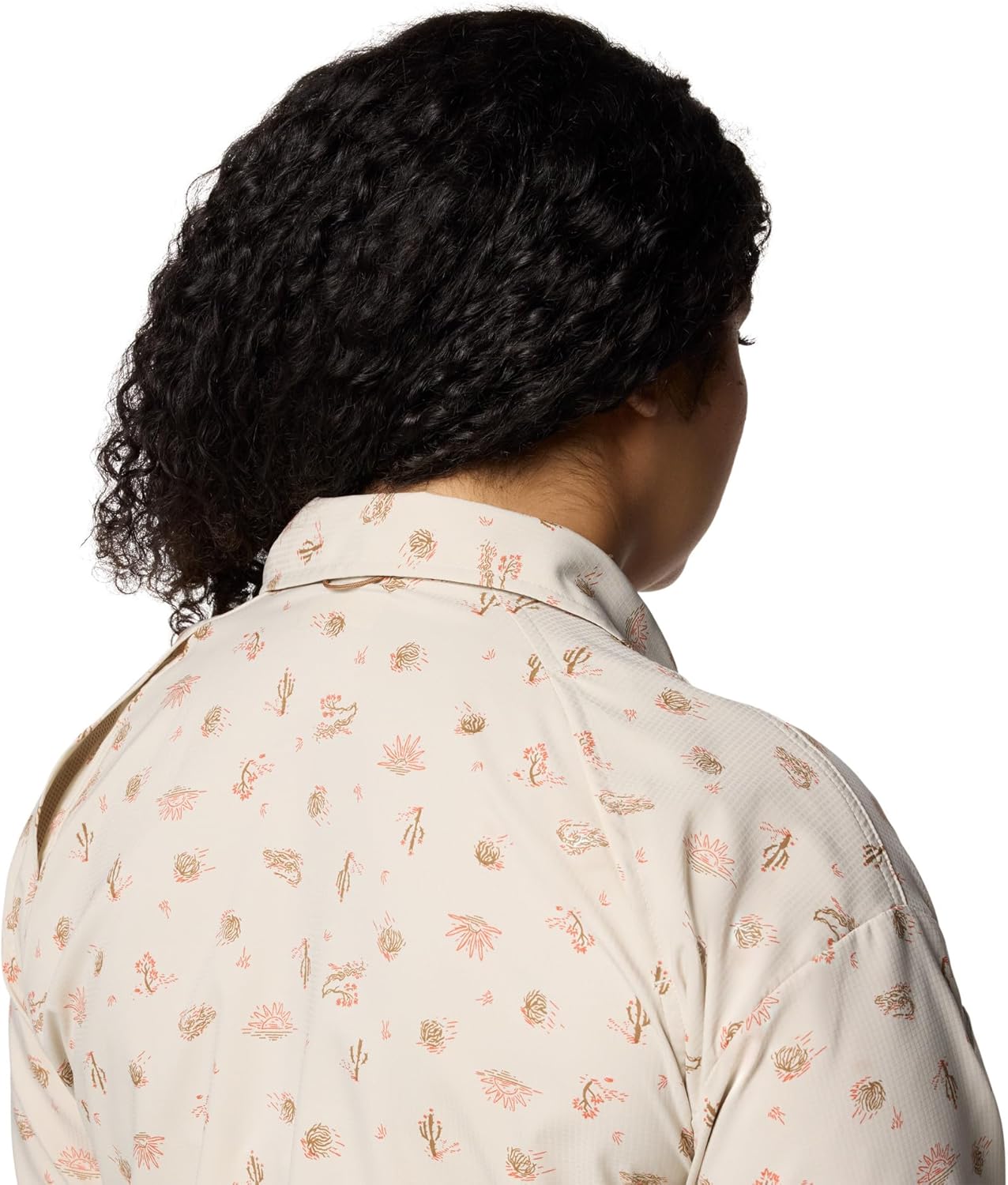 Columbia Womens Silver Ridge Utility Patterned Long Sleeve Shirt - Image 4