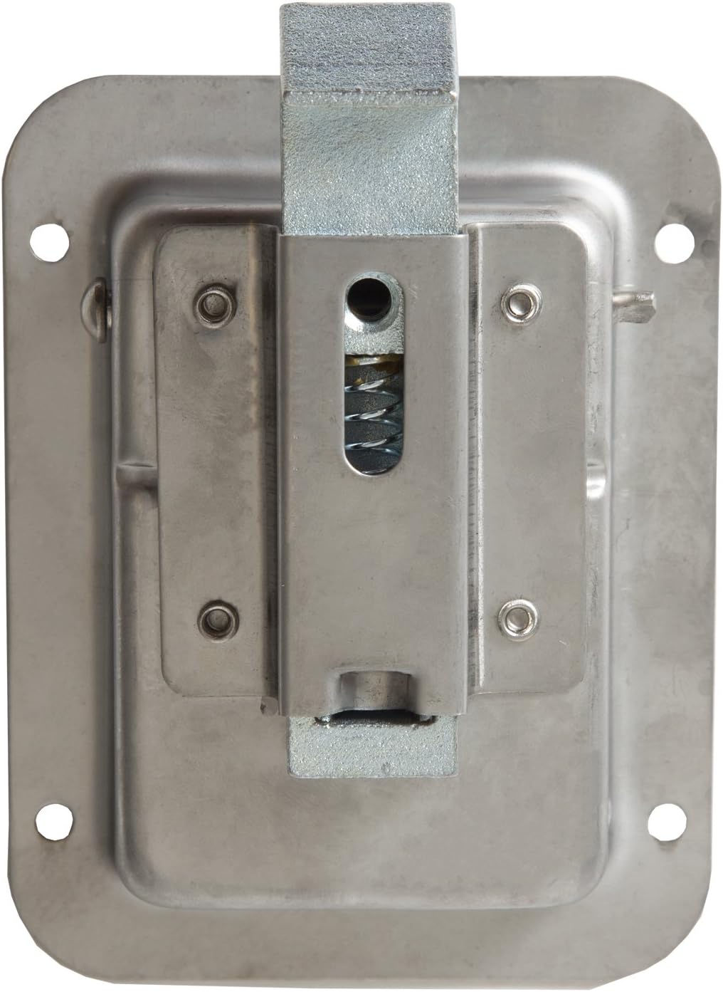 Buyers Products L1883 Junior Stainless Steel Flush Mount Paddle Latch, Single Point Locking Latch for Toolboxes, Truck Boxes, and Storage Boxes, Bolt-On or Weld-On Installation, Secure Daily Use
