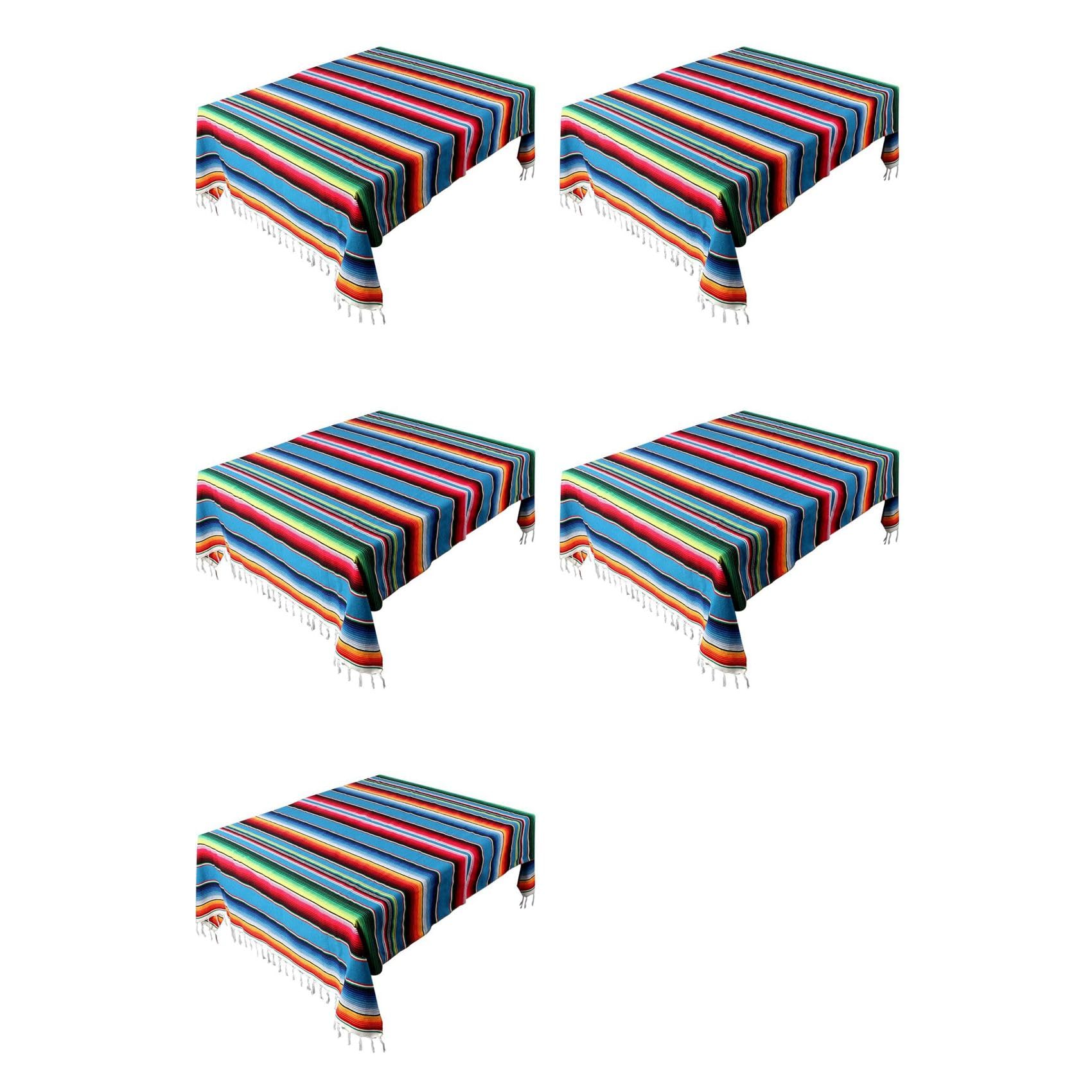 Couverture Mexicaine Sarape 120X180Cm | Tapis de Pique-Nique et Yoga Multi-Usage