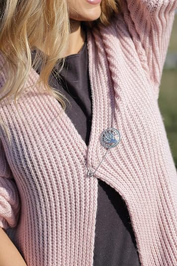 Broche Décorative StyleBREAKER Pour Tenue - Étoiles Brillantes - Idéale Pour Ponchos, Foulards Et Châles