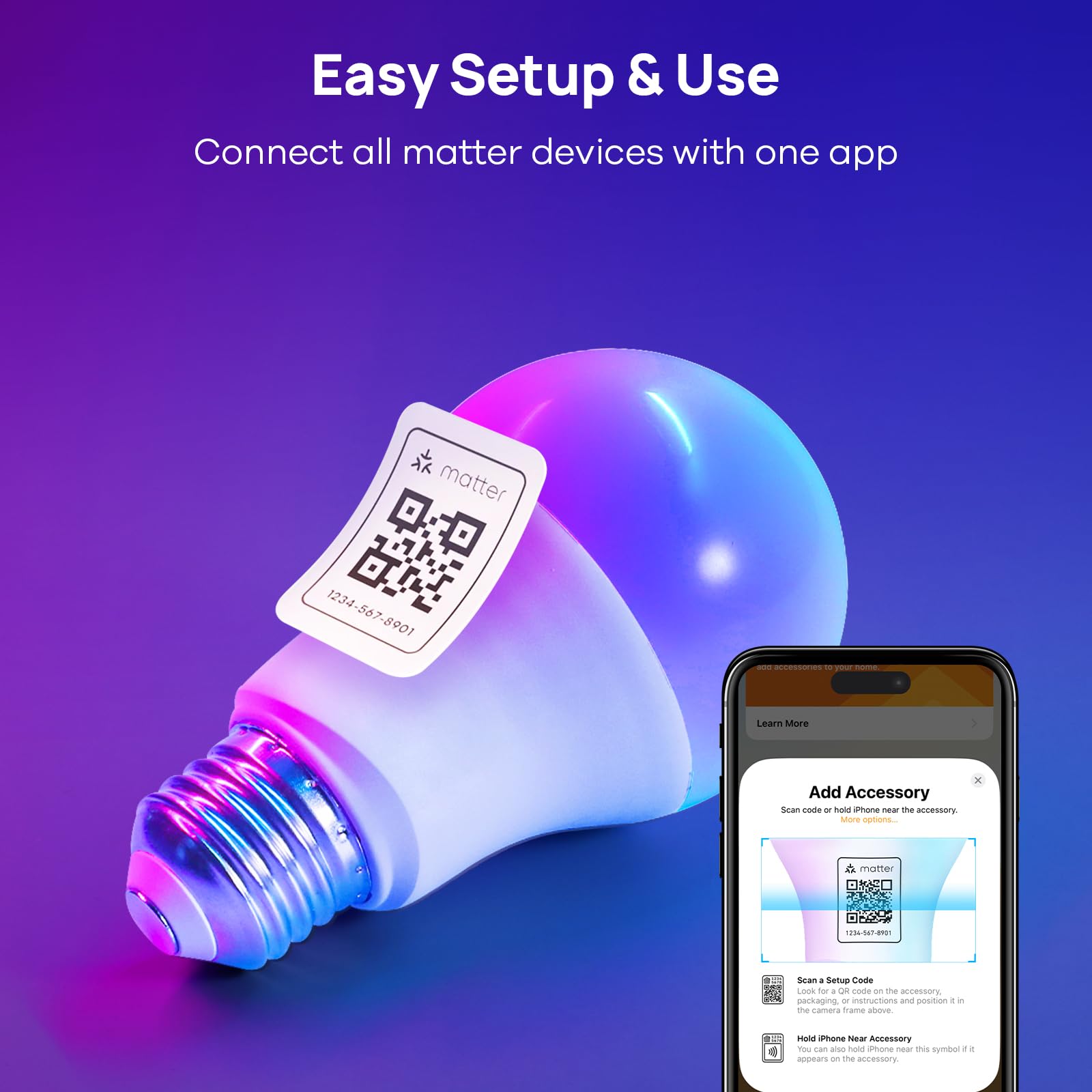 Consciot Smart Bulbs, WiFi-Bluetooth-LED-Glühbirne, Farbwechsel, Musik-Synchronisation, entspricht 60 W, Alexa/Google Home/Apple Home/Siri, 3er-Pack betriebene A19 E26 RGBTW Glühbirnen