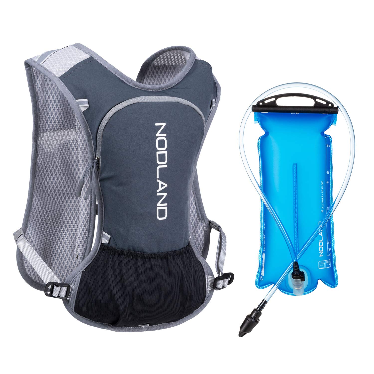 Sharkborough NODLAND Hydration Backpack, 15L Lightweight Running Vest for Hiking Cycling Backpacking, Men and Women