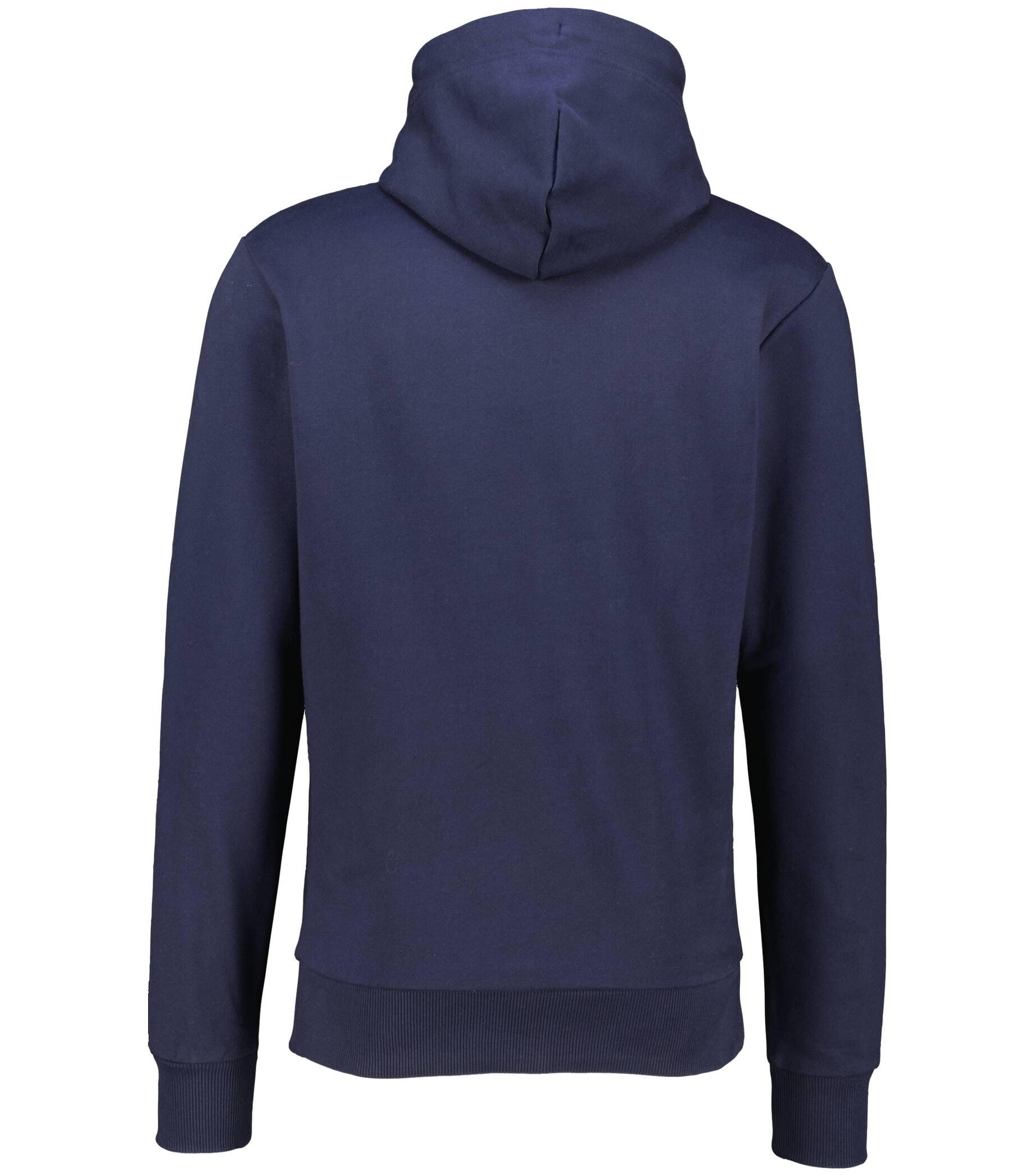 GANT Reg Tonal Shield męska bluza z kapturem, niebieski (Evening Blue), L