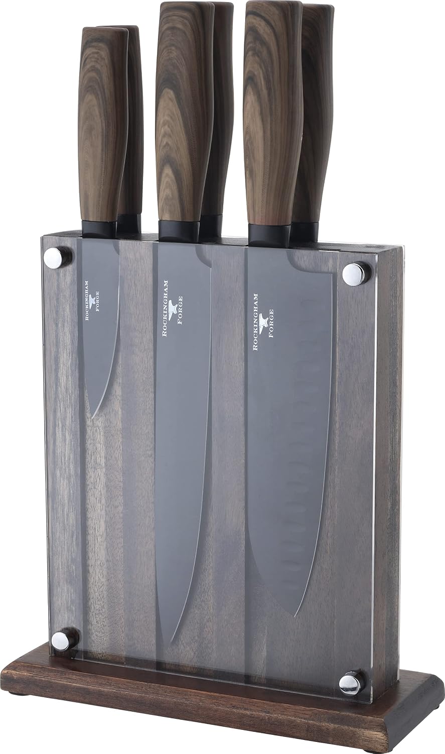Rockingham Forge Forester Series 7-Piece Knife Block Set