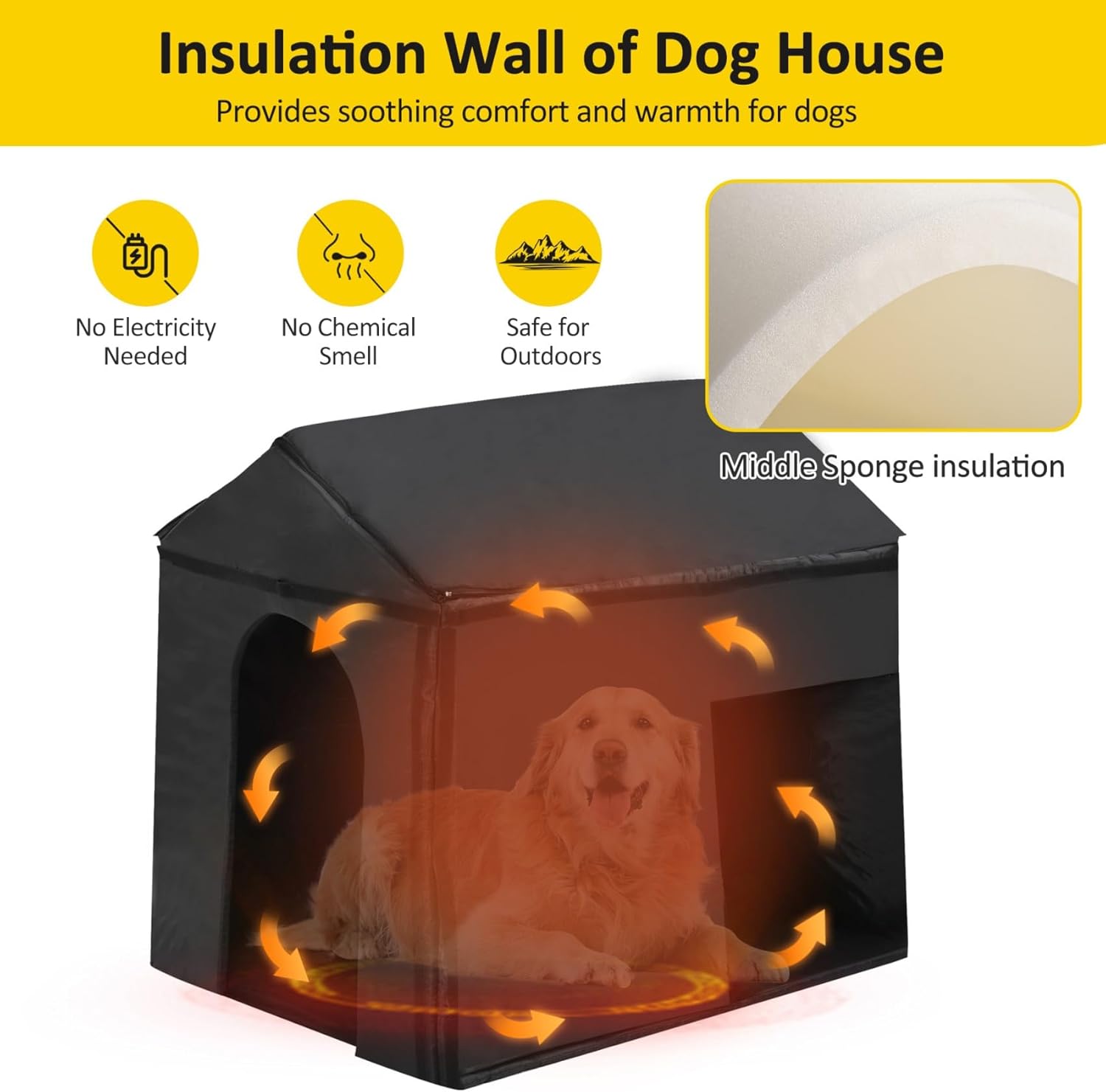 Ultimate Comfort: Review of the Merax 60.2" Insulated Wooden Dog House for Large Breeds