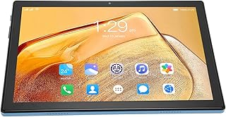Akozon 10 Inch Tablet for 11, 8 Core 5GWiFi 6GB 256GB ROM RAM IPS HD Screen Dual SIM Speaker 7000mah Battery Callable 100 240V Silver US Plug Octa Processor Sim 4G Call 5G WiFi Bluetooth PC 7000mAh