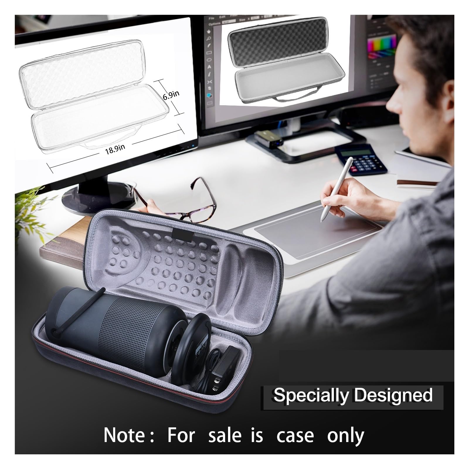 Borsa per Tastiera Custodia rigida for tastiera controller MIDI in EVA, a 32 tasti, custodia protettiva for trasporto solo