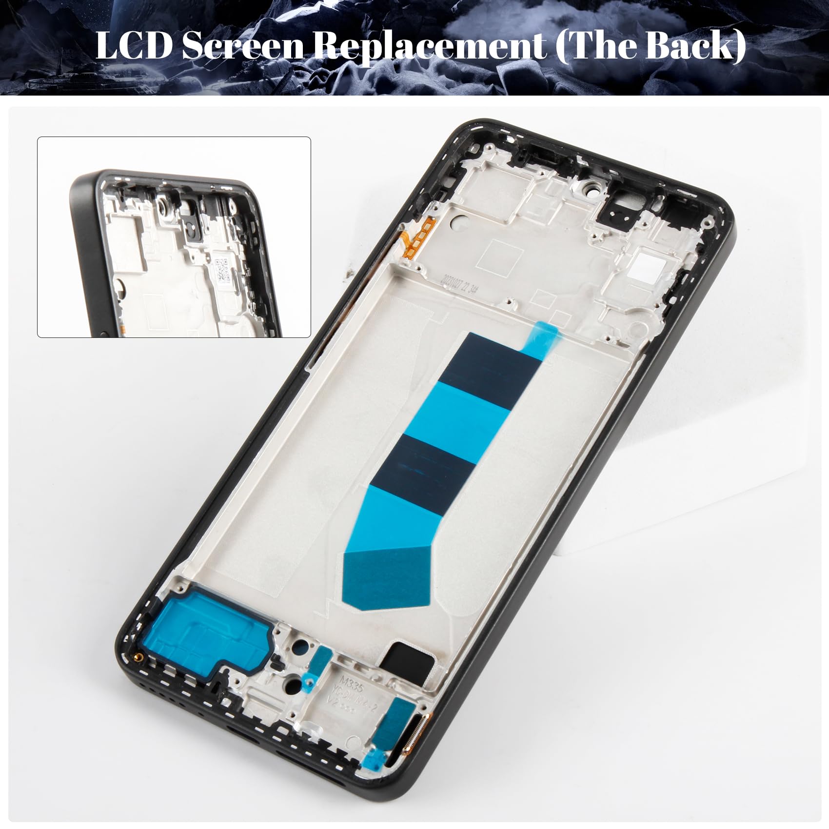 OLED LCD-Display für Xiaomi Redmi Note 13 4G für Xiaomi Redmi Note 13 4G Bildschirm Ersatz für 23129RAA4G Touchscreen Digitizer Montage Reparaturteile Kits mit Rahmen