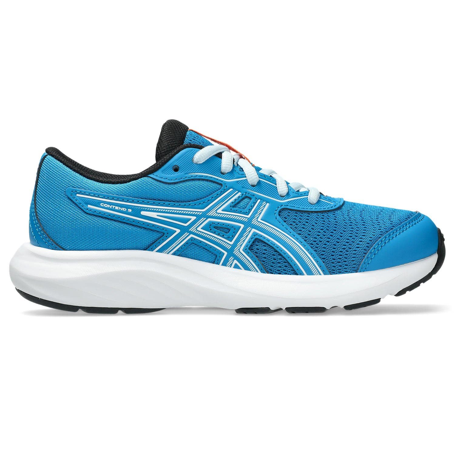 Asics  Kids Contend 9 Gs Kids Road Running Shoes - Aegean Blue/Gry - 6 (40)