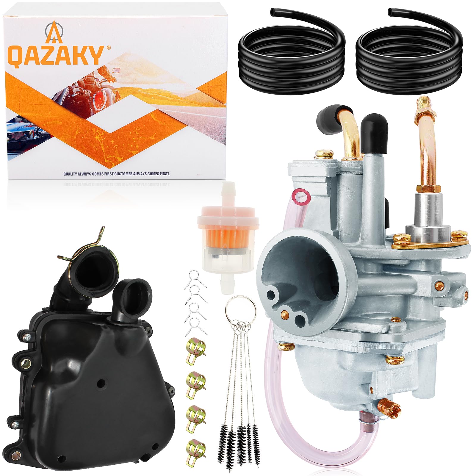 Carburetor Compatible with Polaris Sportsman Scrambler Predator 50 90 50cc 90cc Carb ATV Quad Yamaha Jog 90 100 90cc 100cc 4DM E-Ton Viper RXL70 2-Stroke RXL50 AXL50 TXL50 Beamer R2