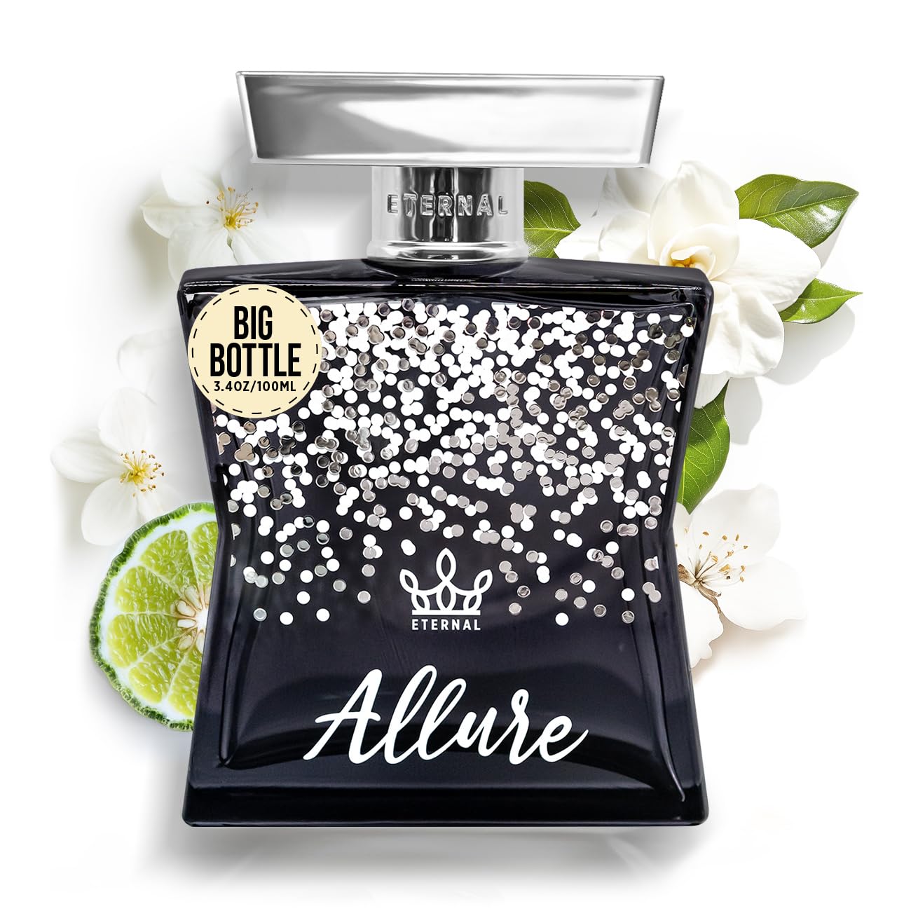Eternal Fragrance - Eternal Allure - Inspired by Designer Classic Floral Perfume - 3.4 oz (100ml) - Eau de Parfum - Long-lasting - Vegan - Clean