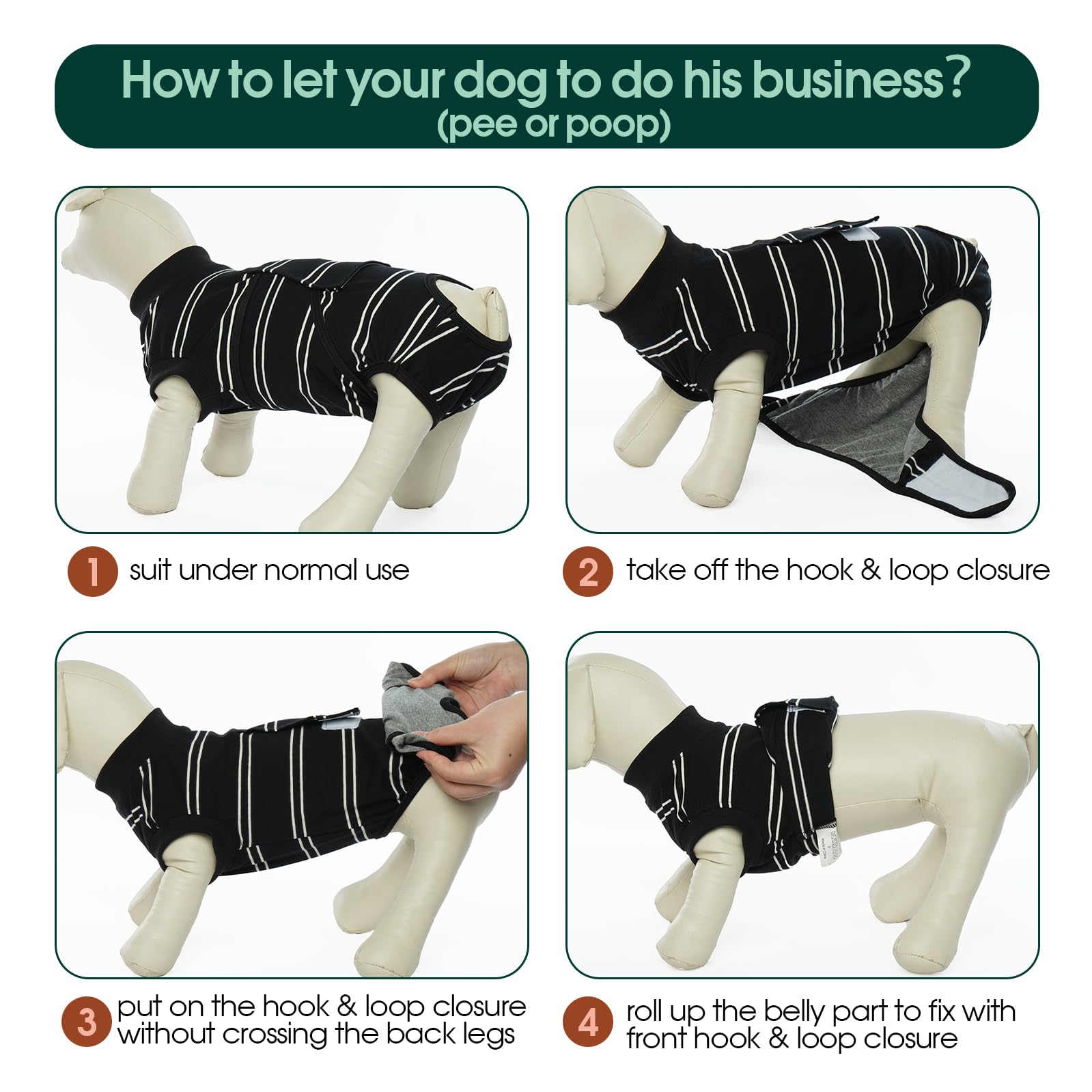Kuoser Dog Surgery Recovery Suit - Image 4