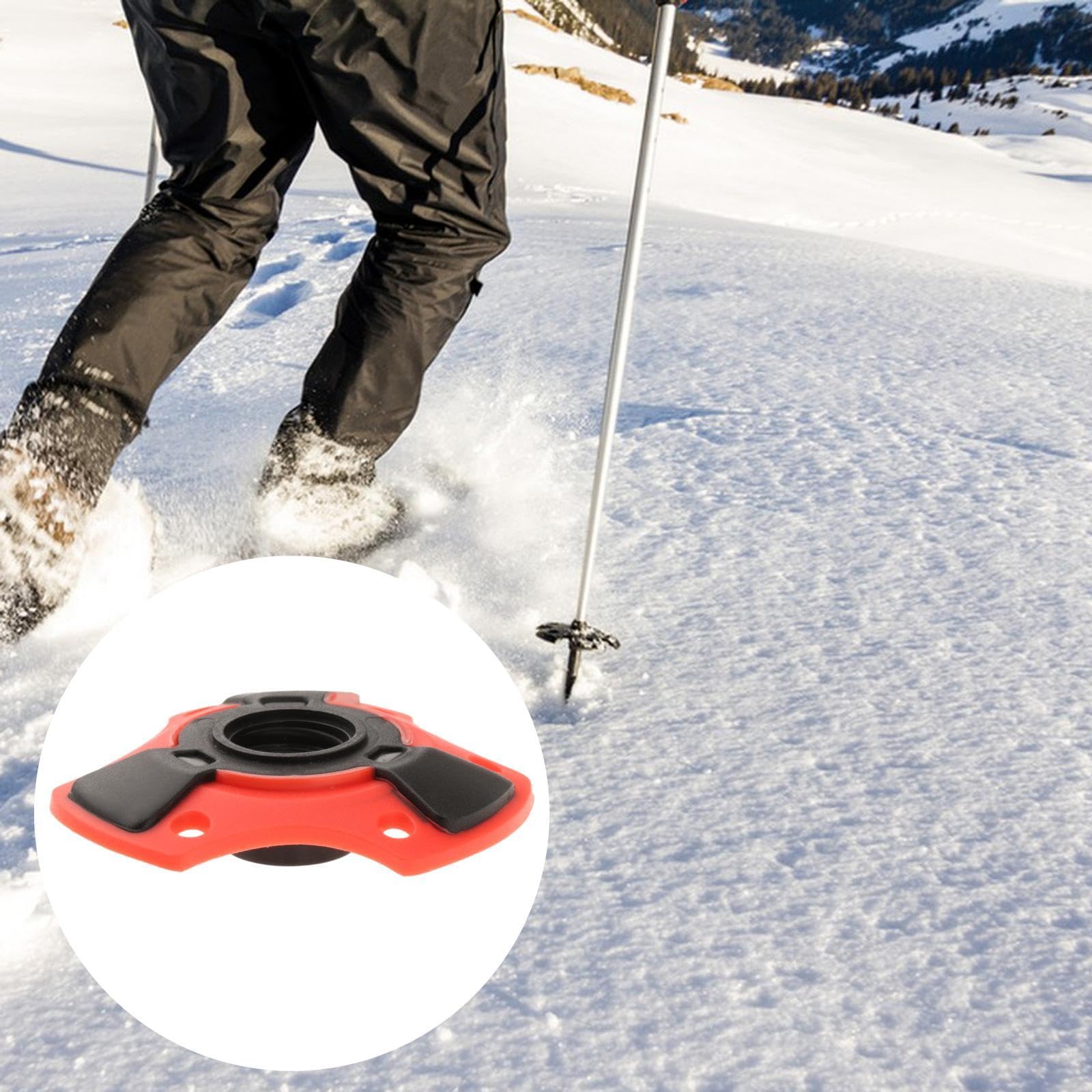 Cestini Per Bastoncini Da Trekking - 5 Pezzi Di Ricambio In Gomma, Diametro Foro 1.6cm - Per Neve E Terreni Morbidi - Foto 7