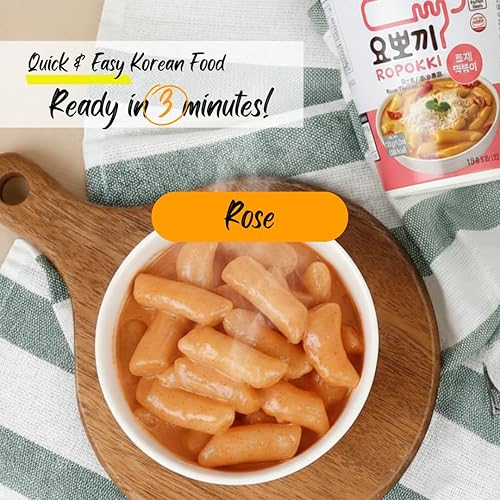 Miniatura 18 de Yopokki Instant Tteokbokki Cup (Sweet Mild Spicy, Cup of 2) Comida callejera coreana con salsa dulce y moderadamente picante Topokki Rice Cake