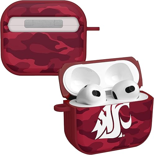 Miniatura 1 de AFFINITY BANDS Washington State Cougars Camo HDX - Funda compatible con Apple AirPods Generación 3