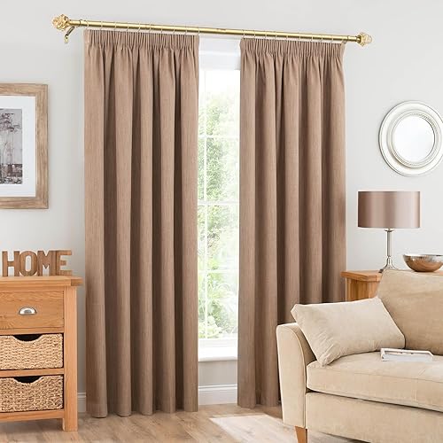 Miniatura 8 de HOTOZON Barras de cortina decorativas de 32 a 58 pulgadas (2.6-4.8 pies), barra de cortina resistente de 1 pulgada para ventanas, cortineros