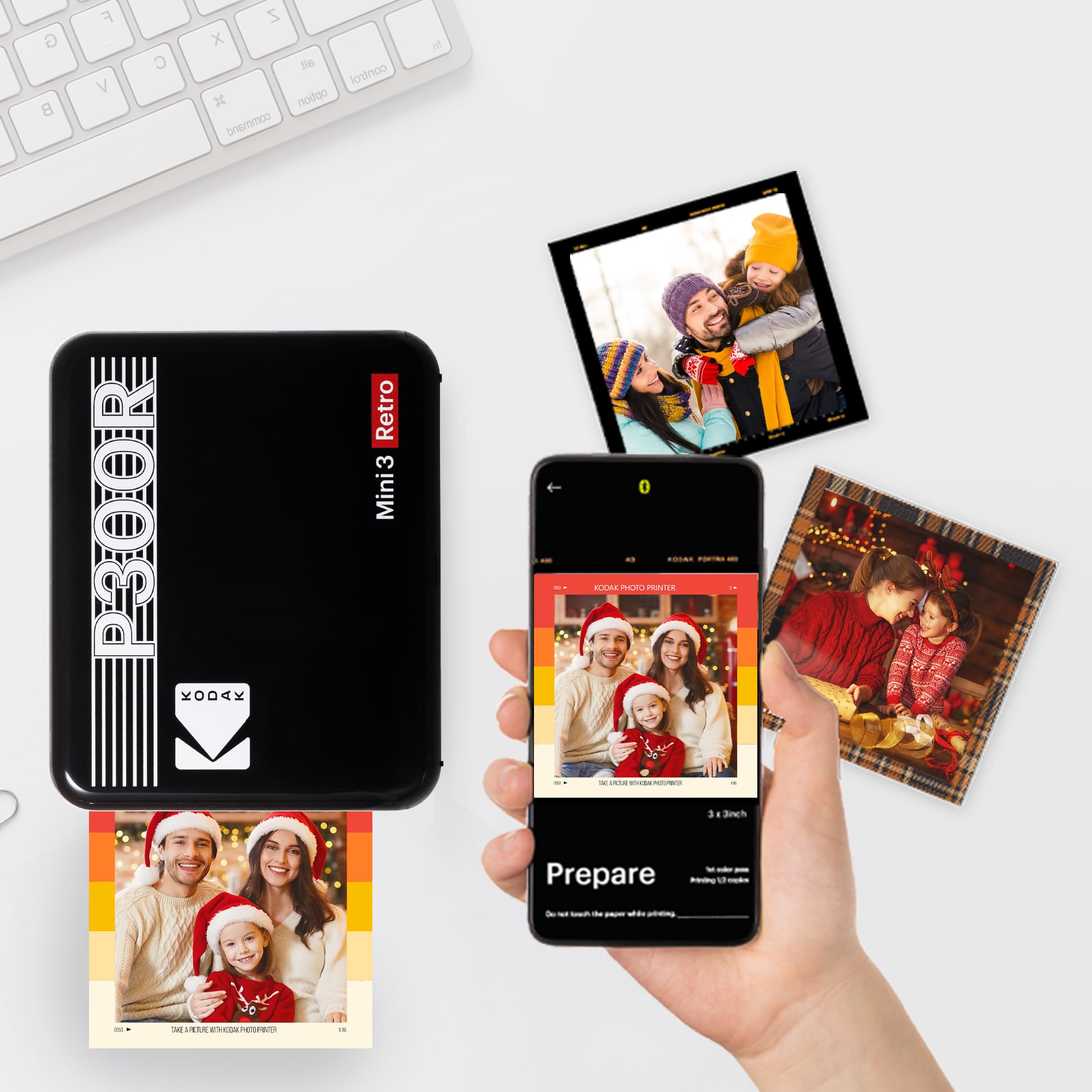 Amazon.co.jp: コダック KODAK Mini 3 レトロ 4PASS ポータブルフォト