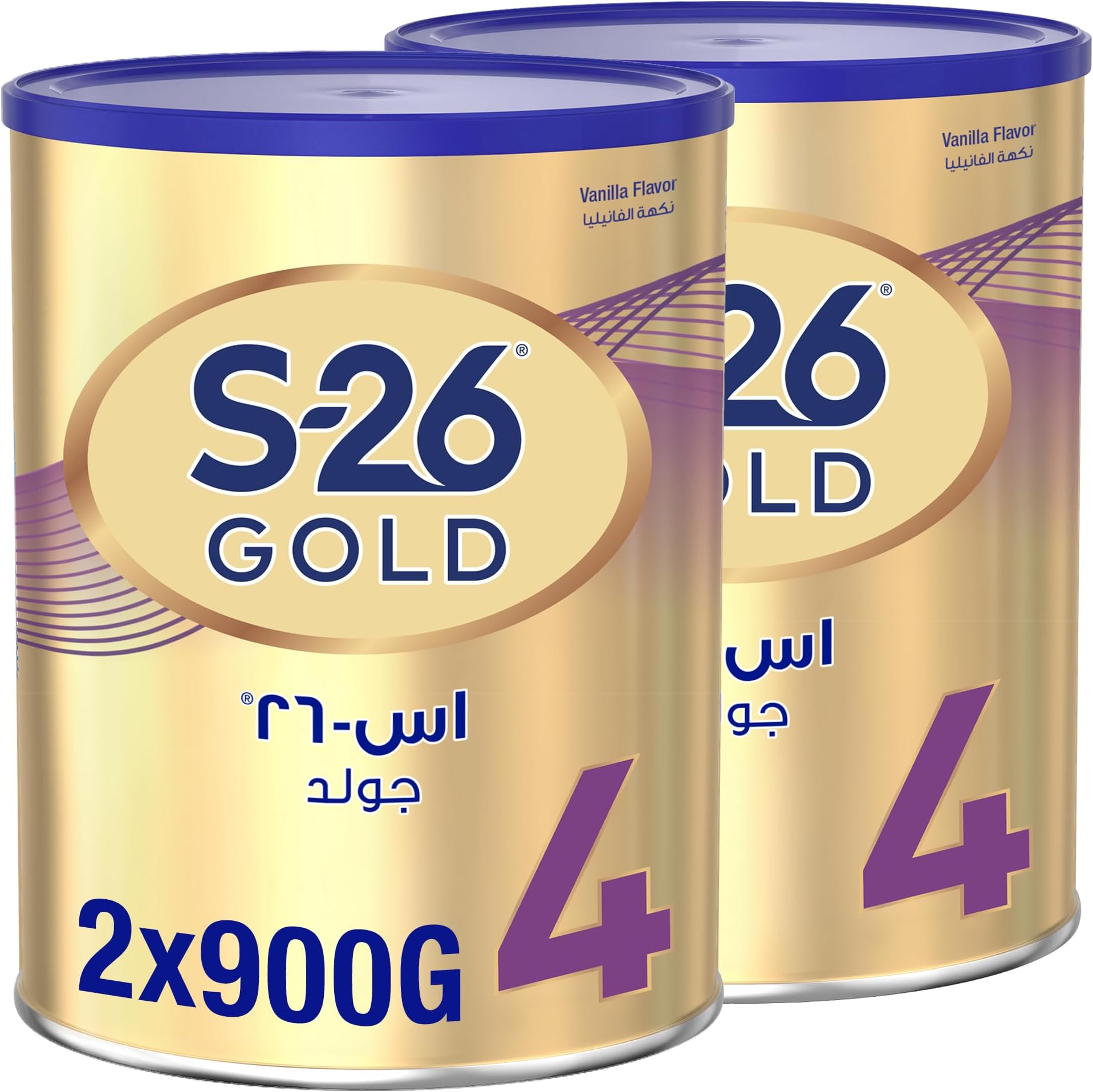 S26 Nestle Gold Stage 4 Formula for Toddlers, From 3 to 6 Years, 900g, Promo Pack of 2