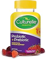 Vista 5 de Culturelle Ultimate Strength Probiotic 20 mil millones de UFC + gomitas probióticas diarias 52 unidades para la salud digestiva e inmunológica