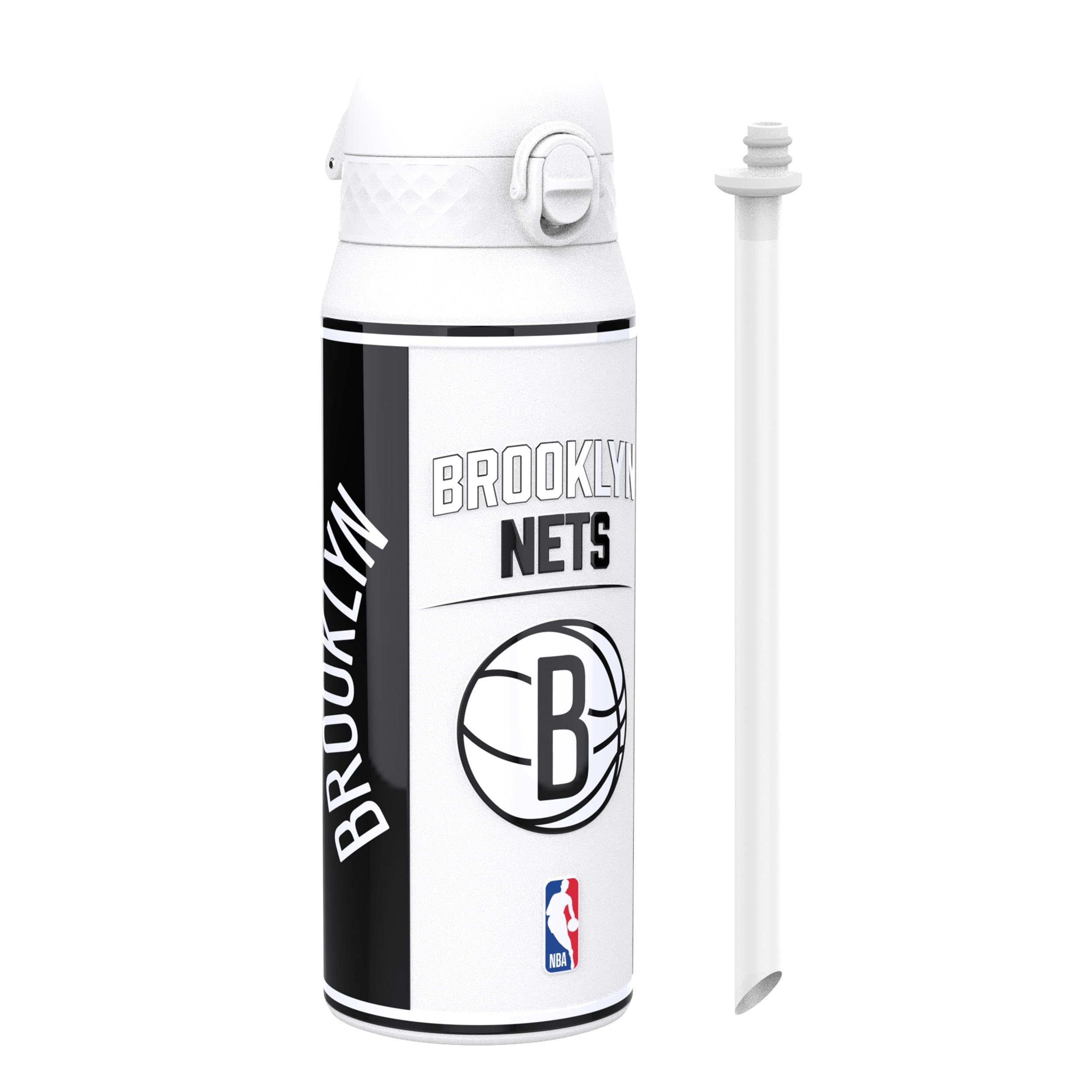NBA x ION8, Insulated Steel Bottle, Brooklyn Nets, 750ml (24oz)