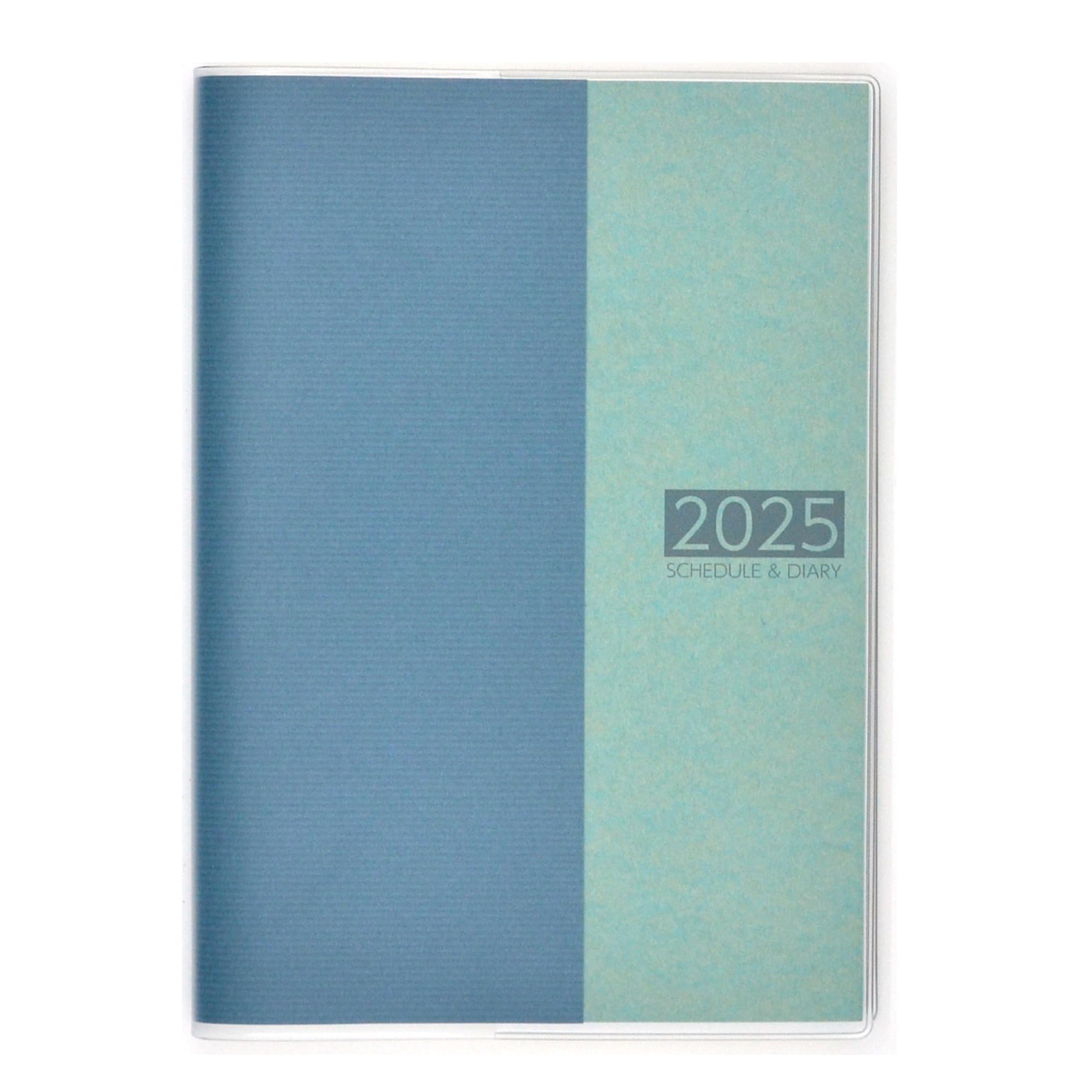 青いスケジュール帳 2025年用 Amazon.co.jp: 日宝綜合製本株式会社 喉元までしっかり書ける シンプル