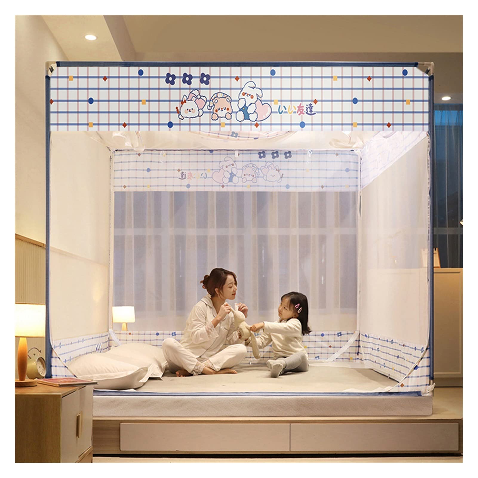 Moustiquaire pliable pour lits rideaux et baldaquin de chambre