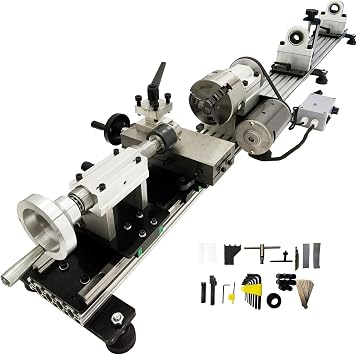 110V Billiard Cue Repair Machine, Pool Cue Lathe Repair Machine Single Track Multi-Function Snooker Cue Fixing Kit 0-2000rpm for Hall/Home/Club 450W
