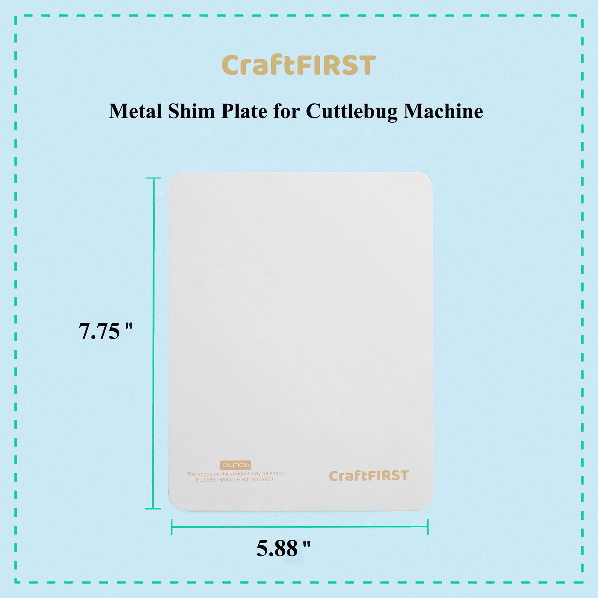 Amazon.com: CraftFIRST Metal Shim Plate Compatible with Cuttlebug