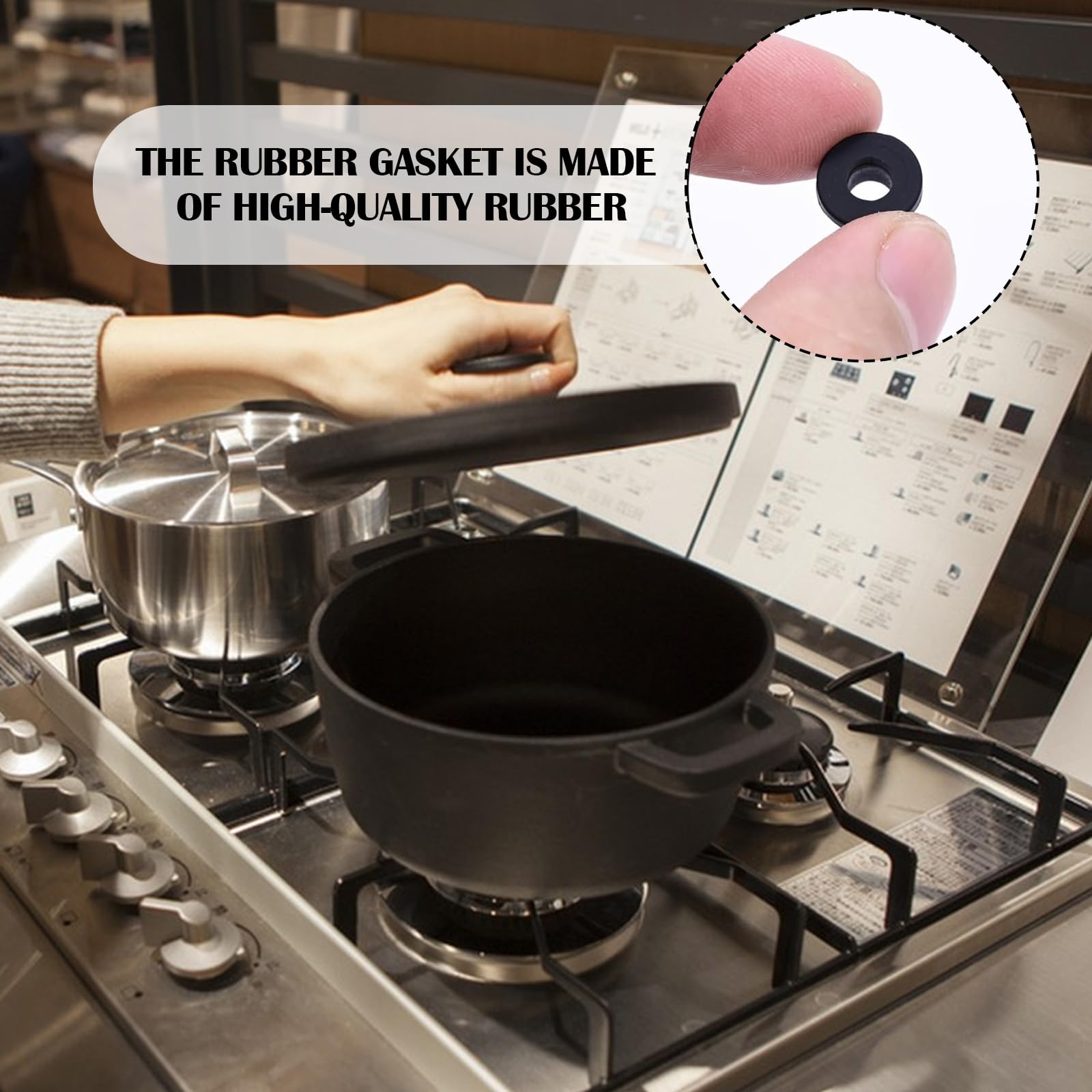 Gommini Per Griglia Piano Cottura Camper - 24 Pezzi, Compatibili Con Smev/Thetford/Dometic - Foto 6