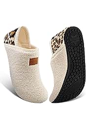 House Slippers for Women Men Indoor Barefoot Slippers Socks Furry Slip on House Shoes Cozy Comfy for Home Bedroom Travel Yoga