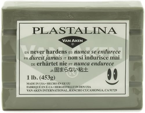 Van Aaken - Arcilla para modelar (1 libra), color gris