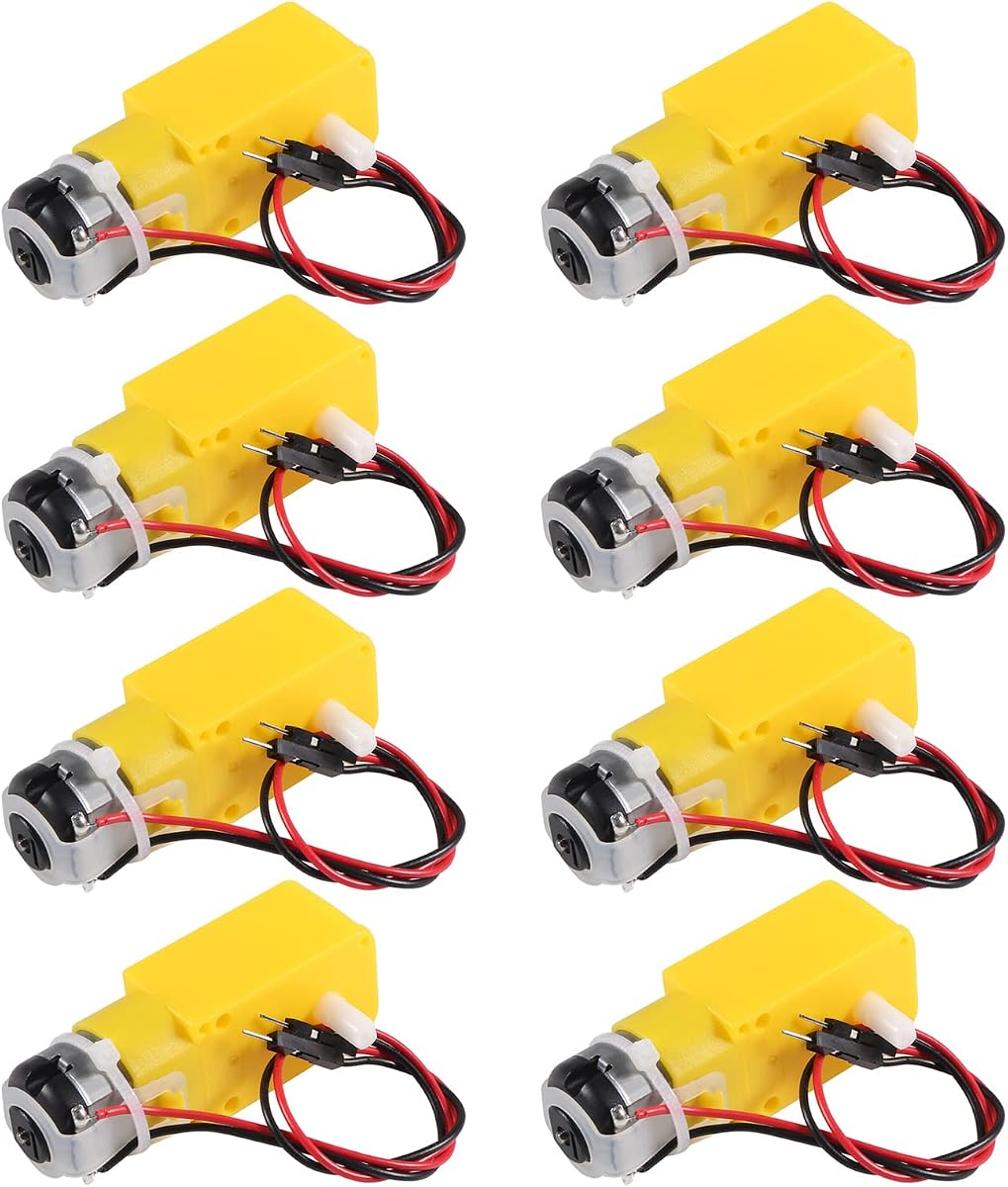 8pcs TT Motor Dual DC 3-6V Gearbox Motor