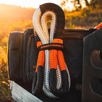 MAXTRAX | Kinetic Recovery Rope, Heavy Duty Off-Road Snatch Rope for 4WD Truck SUV Vehicle Recovery (3M)