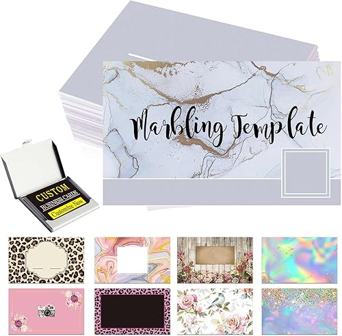 Tarjetas de visita personalizadas de doble cara para negocios personalizadas imprimibles con logotipo imagen 100 200 500 1000