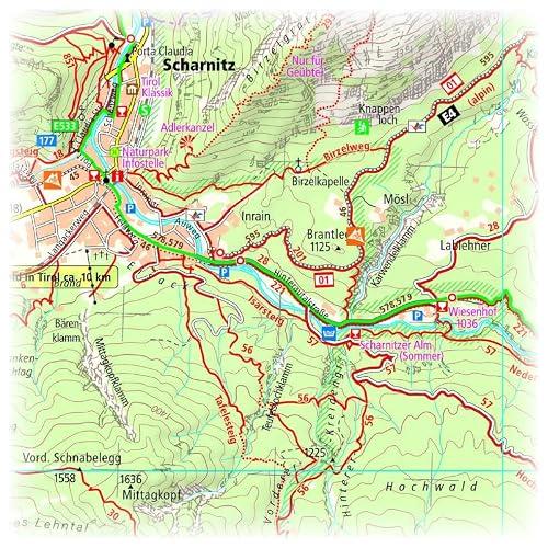 Foto von Karwendelgebirge, Achensee, Sylvensteinstausee: Wander- und Radkarte mit Ausflugszielen & Freizeittipps, wetterfest, reißfest, abwischbar, GPS-genau. 1:35000 (Wander- und Radkarte: WuRK)
