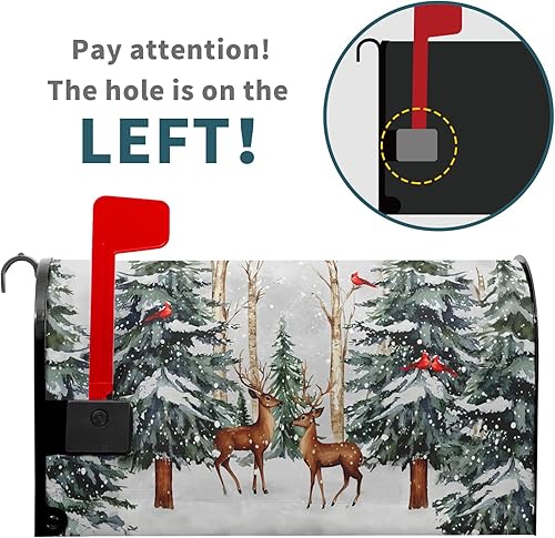 Miniatura 112 de Funda para buzón de águila calva con bandera estadounidense, tamaño estándar, 18 x 21 pulgadas, patriótica, impermeable, para buzón de correo