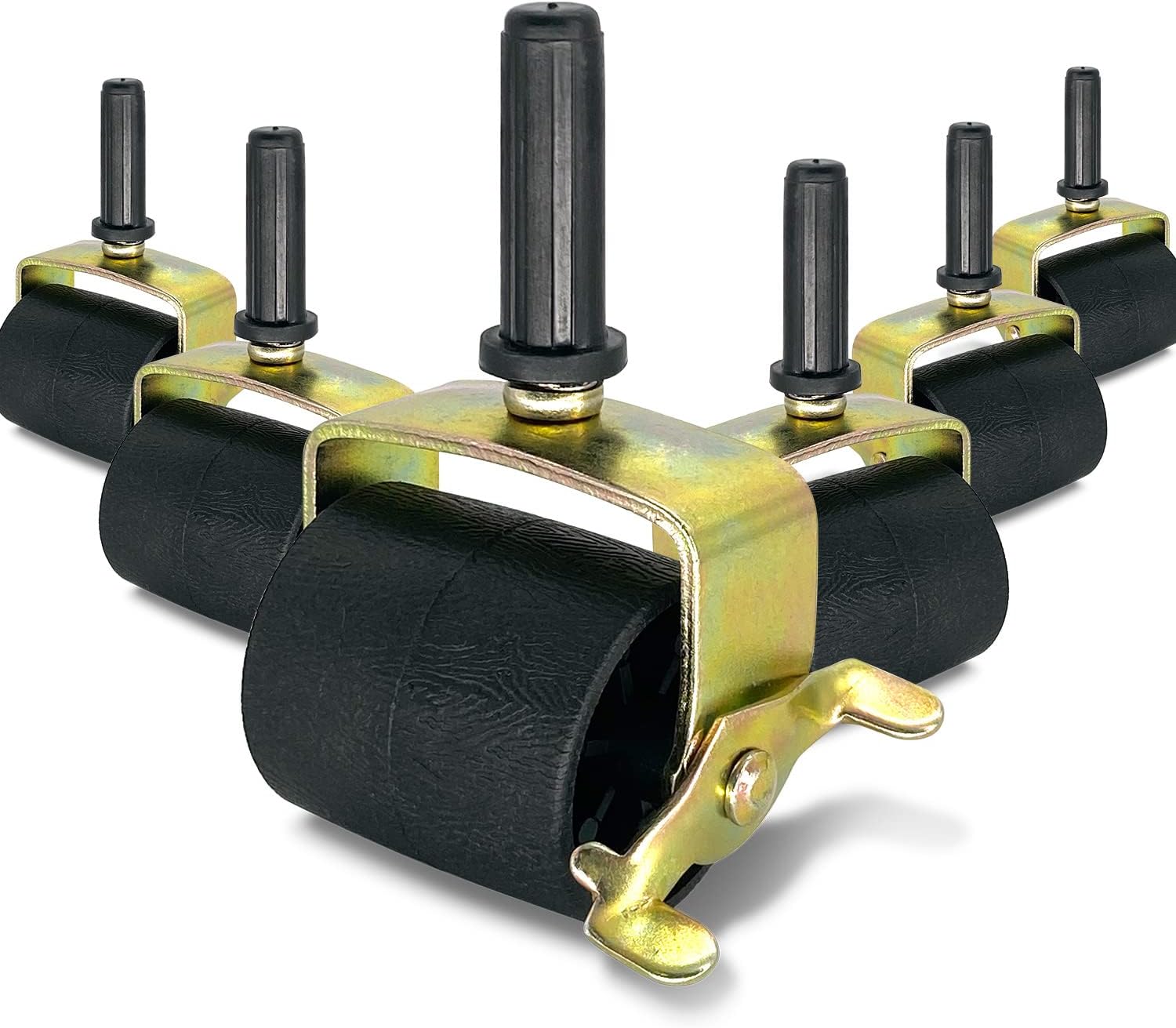 Khome A Set of 4 Heavy Duty Caster Wheels (Two Locking, Two