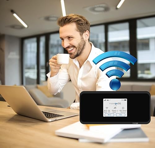 Miniatura 7 de WiFi portátil móvil 5G  Verizon Wireless Jetpack Inseego MiFi M2100  Hotspot móvil VPN gratuito para viajes  Desbloqueado globalmente  Velocidad de
