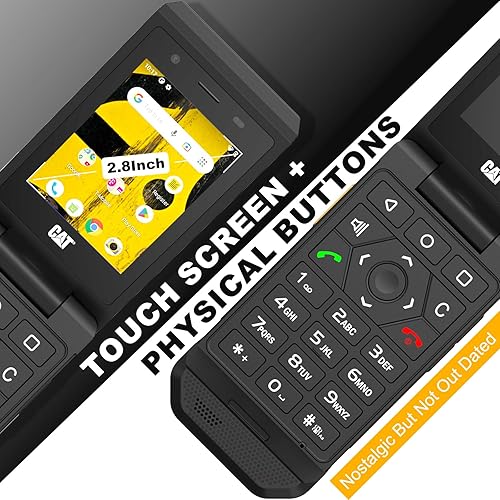 Miniatura 5 de CAT S22 - Teléfono con tapa resistente (16 GB) 2.8 pulgadas, pantalla táctil, teléfono celular inteligente Android 11, IP68 resistente al agua, 4G