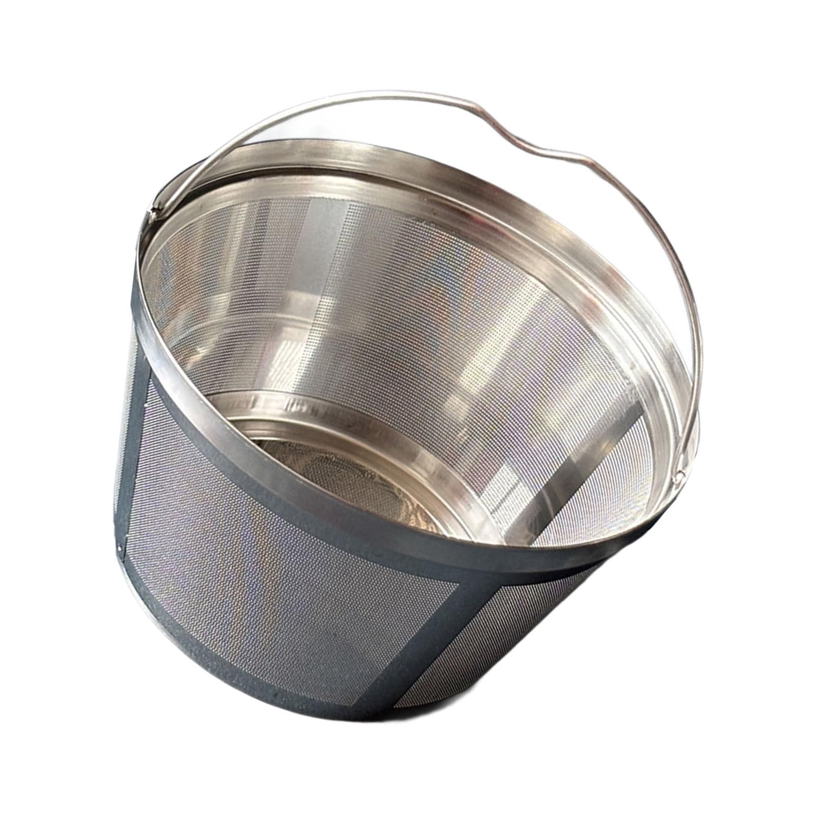 NEWFT Generic Coffee Filter Basket Stainless Steel Fine Meshes Screen Sturdy Construction Suitable with Most Brewer