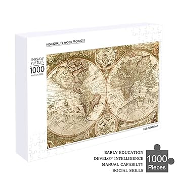 Amazon | Braksent 500ピース 1000ピース ジグソーパズル 世界の