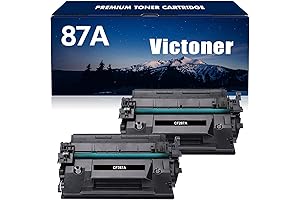 CF287A 87A Black Toner Cartridge - Compatible with HP 87A 87X for...