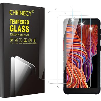 [Pack of 3] Screen Protector Compatible with Samsung Galaxy Xcover 5/Xcover 5 Entreprise Edition 9H Hardness Anti-Scratch HD Clear Screen Protector Bubble-Free Anti-Oil