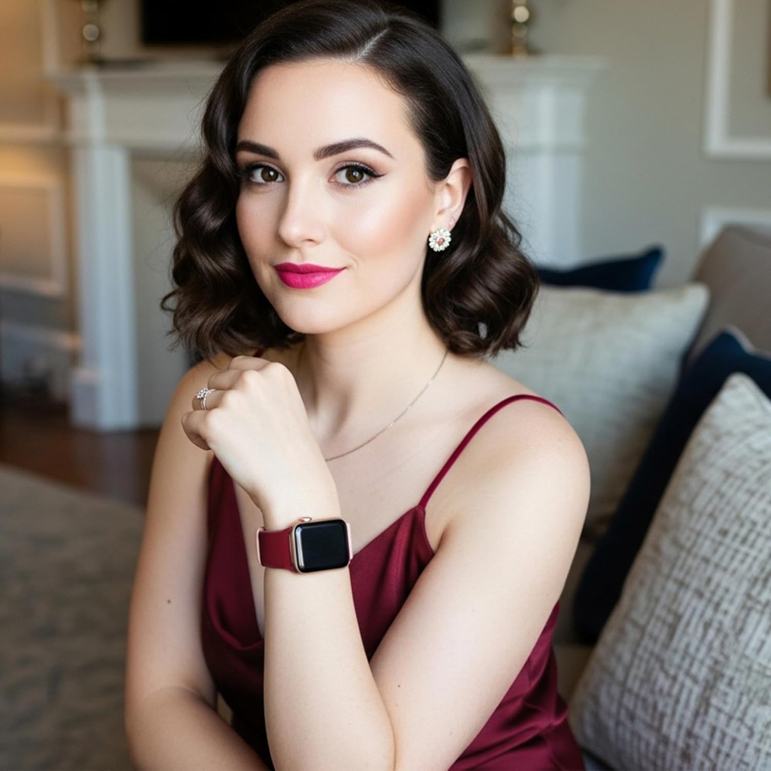 4 Pack Stretchy Solo Sport Band Compatible with Apple Watch Bands 40mm 44mm 45mm 46mm 42mm 41mm 49mm 38mm Women Men Nylon Elastic Loop Braided Strap for iWatch Series 11 10 9 8 7 6 5 4 Ultra SE 3 2 1 - Image 3