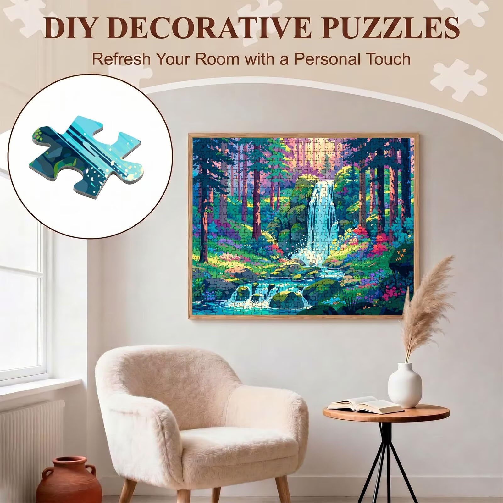 fumetti foresta-4 Puzzle 6000 Pezzi per Adulti, Puzzle in Legno - Collezione Classica con Poster Incluso - Sfida di Concentrazione e Passatempo Antistress, Gioco per Famiglia, 179 x 105 cm f0-677