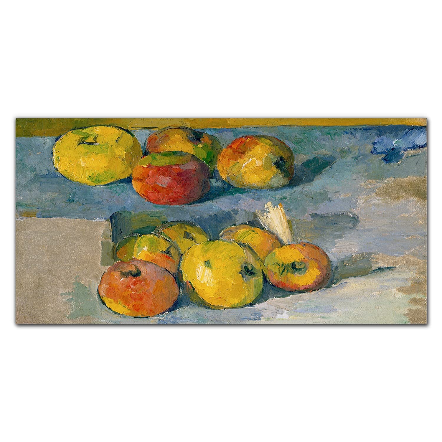 Crédence de cuisine adhésive pour protéger le mur derrière les plaques avec style Cézanne