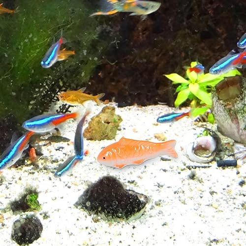 Miniatura 9 de Figura flotante de cerámica de peces Koi para decoración de acuario, té flotante para mascotas, para escritorio, jardín de hadas y estanque de agua