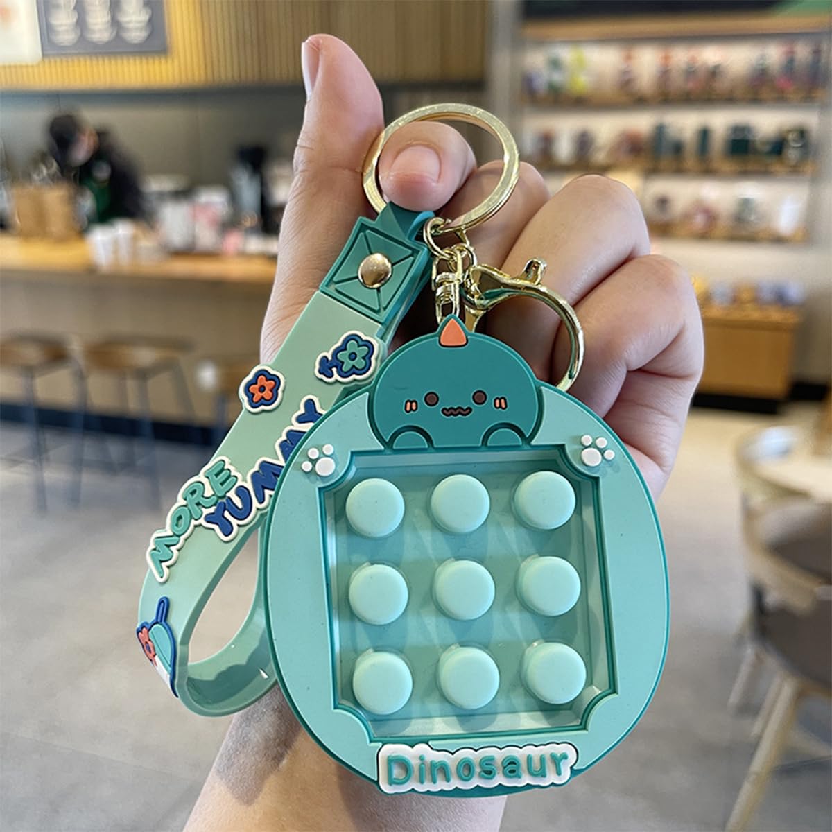 Amazon | キーホルダー プッシュポップ キーホルダー スクイーズ