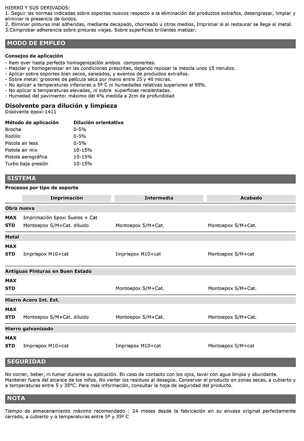 Pintura al Disolvente Epoxi de Dos Componentes para Suelos. Montoepox S/M + Catalizador (20kg (16+4), Blanco 102)
