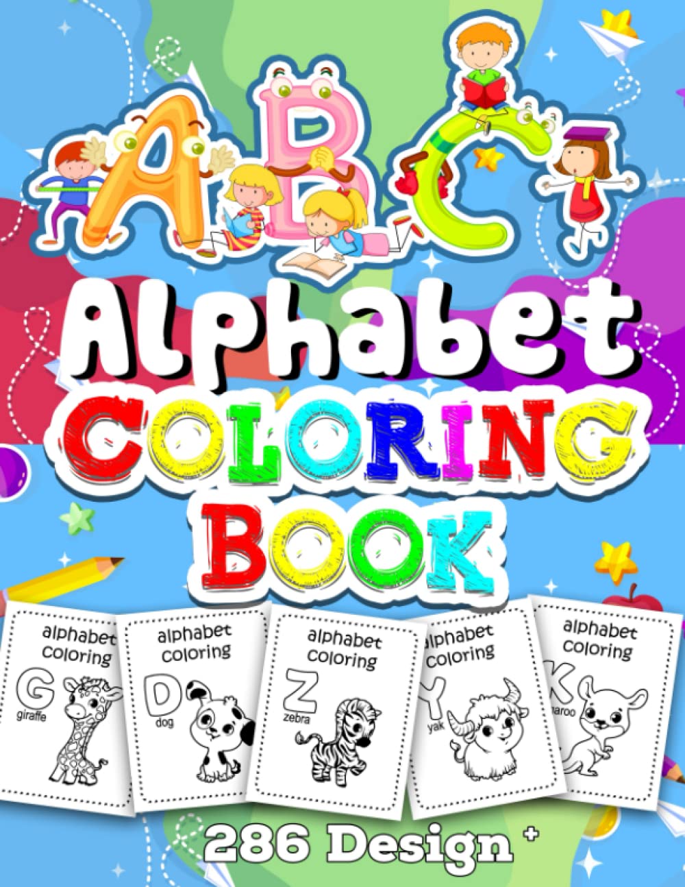 Buy Big Letters ABC Alphabet Coloring Book My First Big Book of Easy ...